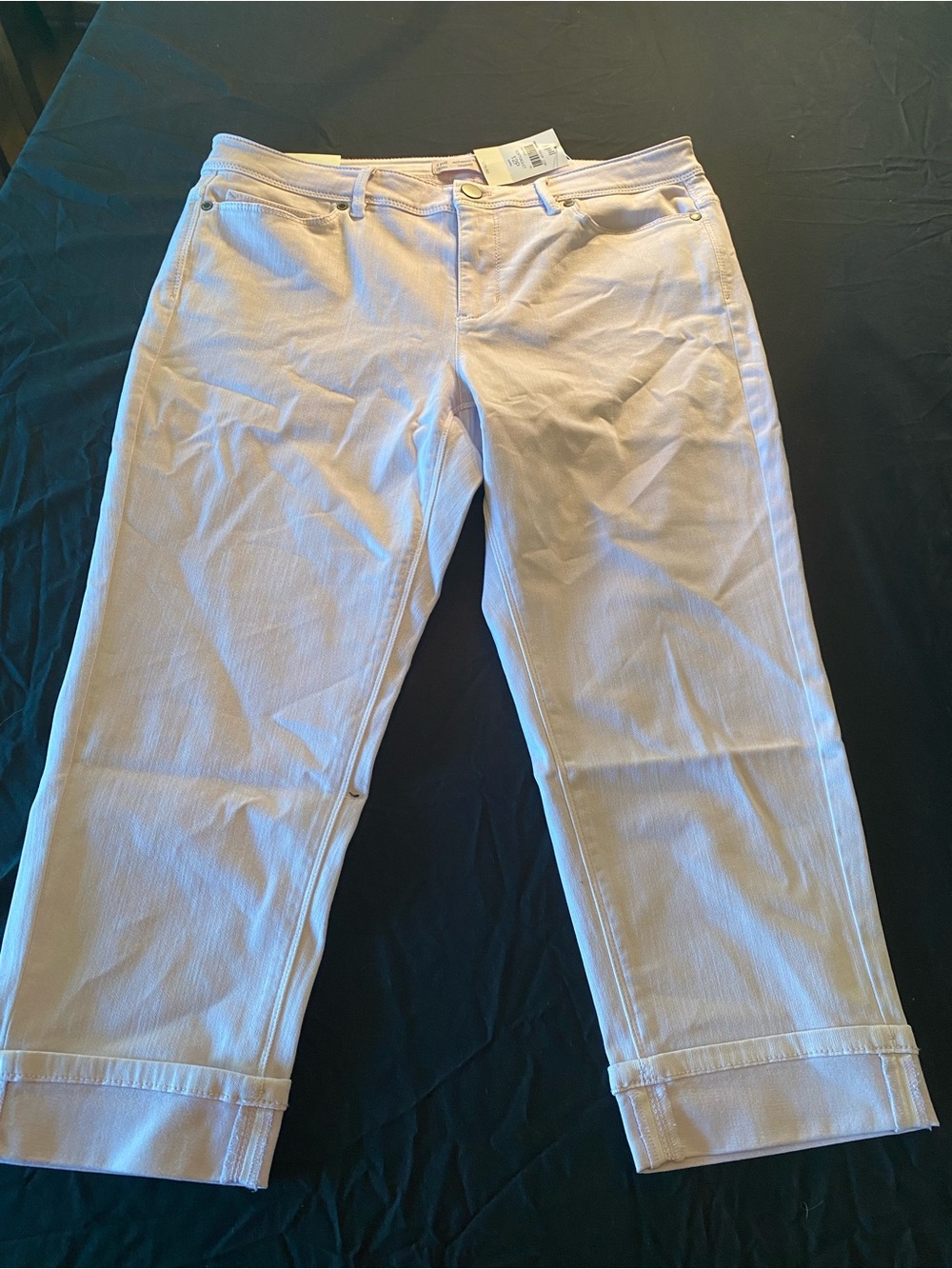 Women's Light violet Crop Jeans - Classic Style